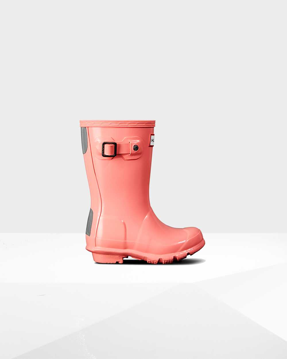 Botas De Agua Niños - Hunter Original Big Gloss Rosas - KTEMFR-592 - Rosas